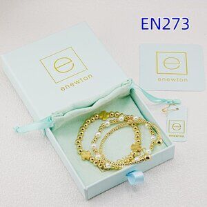 Enewton Gold Three-Piece Bracelet Set